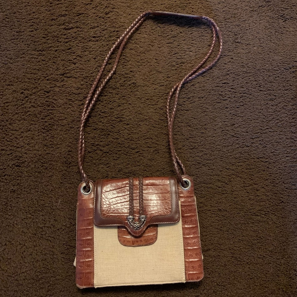Leather crossbody bag. Like new